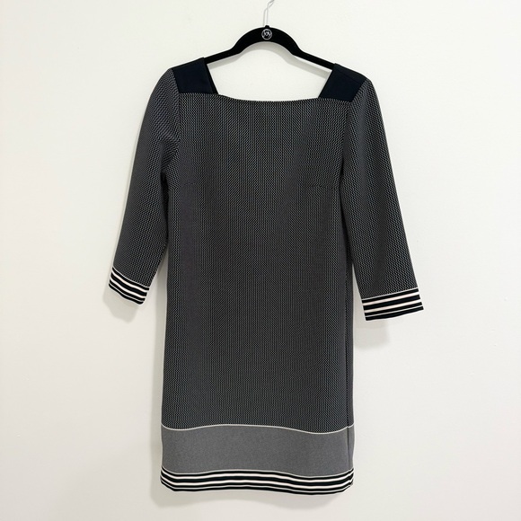 Ann Taylor Frame Stripe Shift Dress - Picture 2 of 7